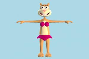SpongeBob Sandy cartoon-character, character, cartoon