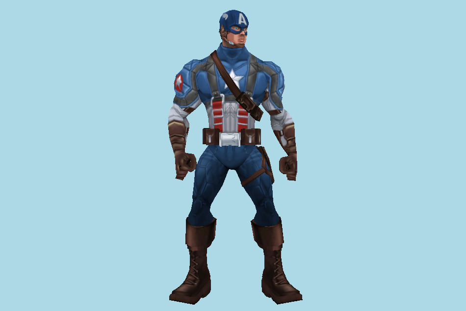 Capitan America 3d model