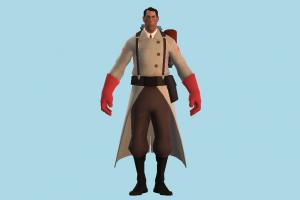 Medic Student medical, student, hospital, fire-fighter, fire, health, male, man, child, nerd, people, human, character