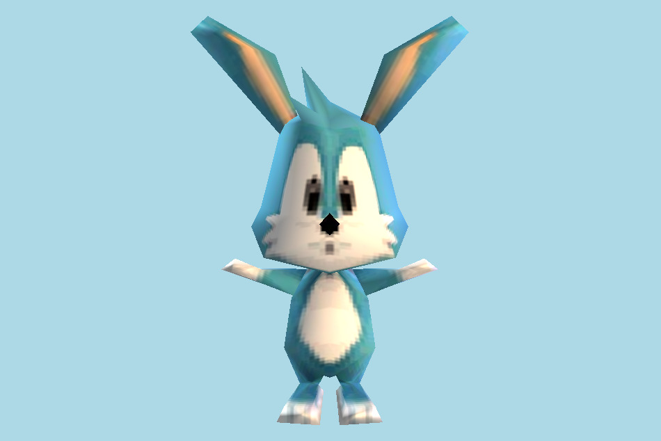 Sonic Runners Pocky 3d model