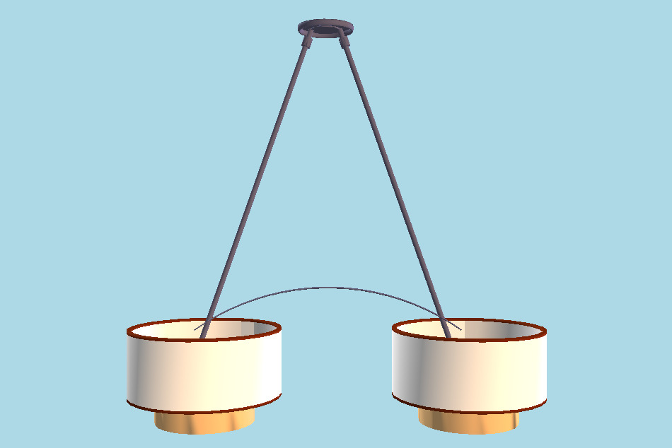 Modern Lamp 3d model