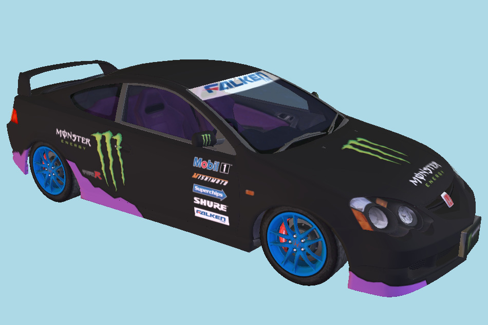 Honda Integra Acura Type-R DC5 3d model