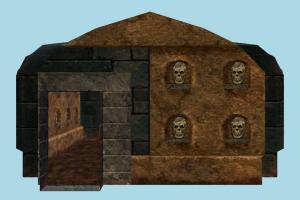 House hut, cottage, house, building, build, structure, mummy, evil, room