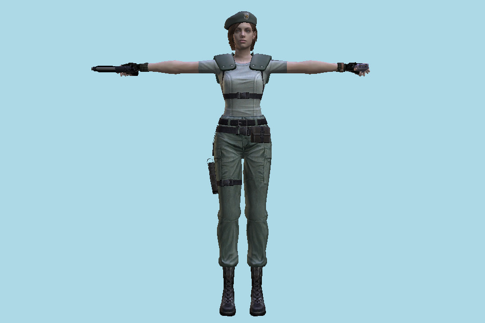 Resident Evil: The Umbrella Chronicles - Jill Valentine 3d model