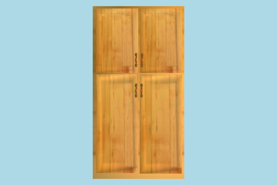 Kitchen Pantry Cabinet 3d model