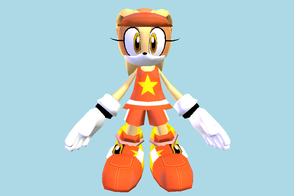 Sonic Riders Cream 3d model