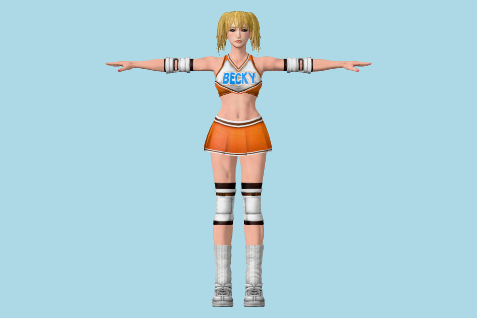 Rumble Roses XX - Becky A 3d model