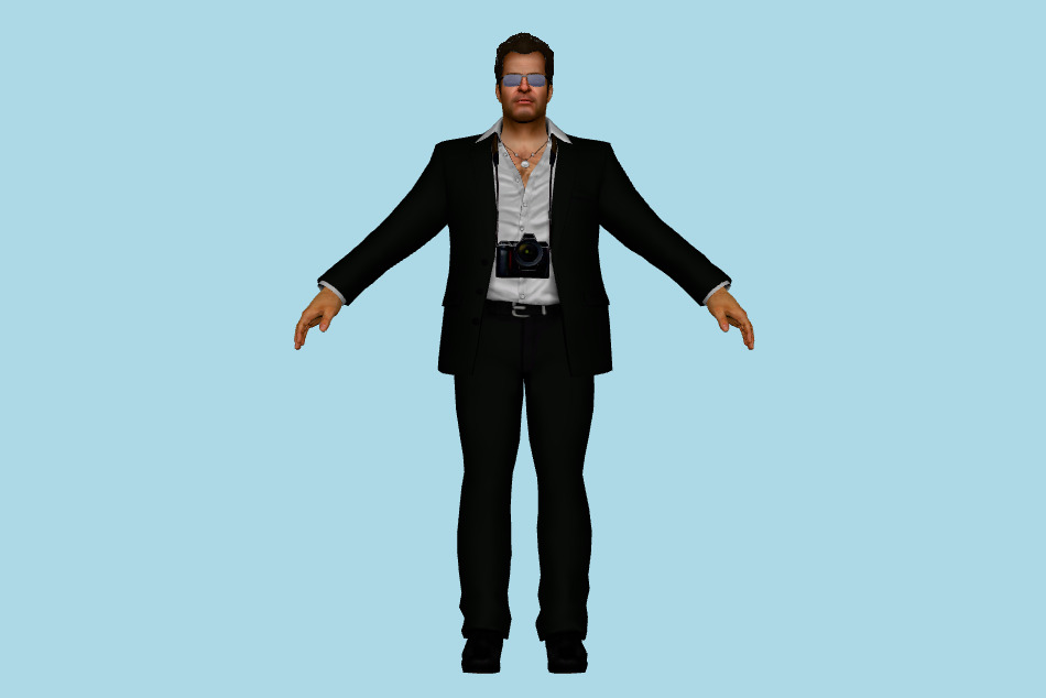 Frank West Default Otr 3d model