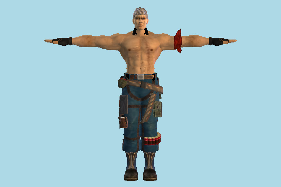 Tekken 6 Bryan 3d model