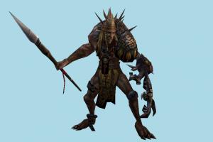 Monster Warrior monster, character, human