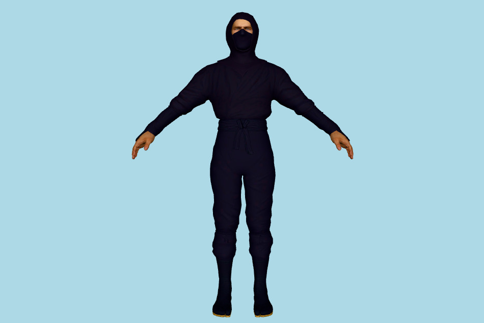 Chuck Greene Ninja 3d model