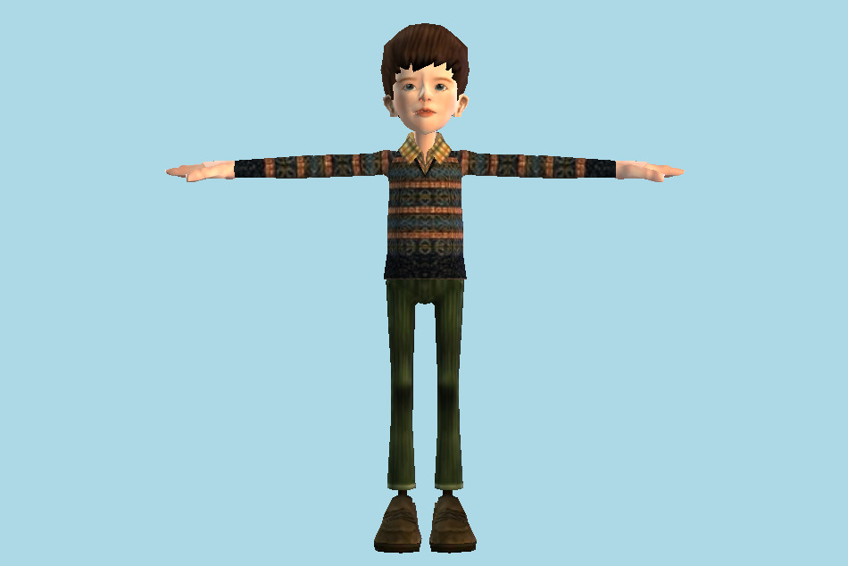 Charlie and the Chocolate Factory Charlie Bucket 3d model