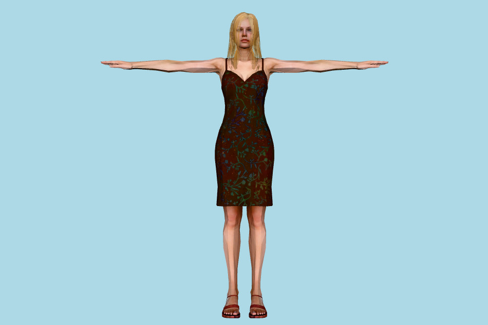 Allyson 3d model