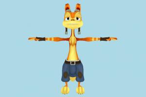 Daxter daxter, rabbit, animal-character, character, animal, animals, cartoon