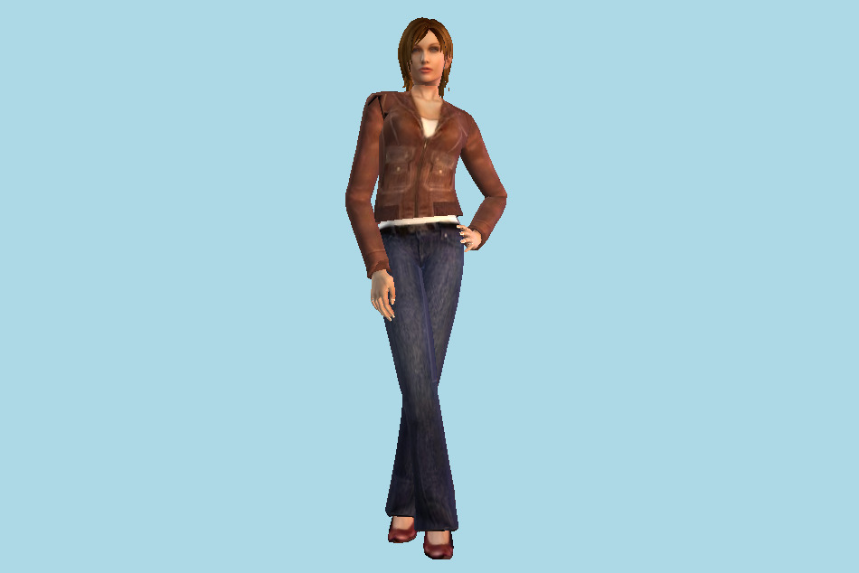 Lady 3d model