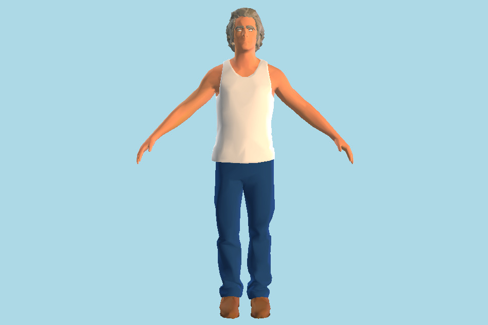 Toony Man 3d model