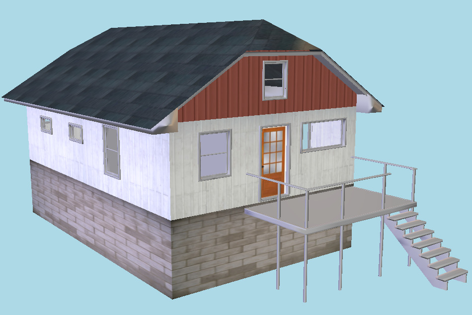 Wisconsin House 3d model
