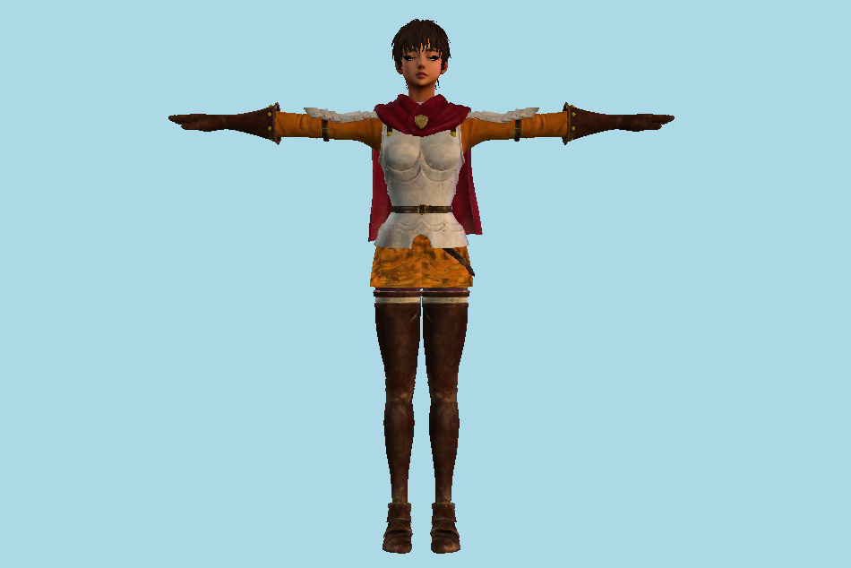 Berserk Casca 3d model