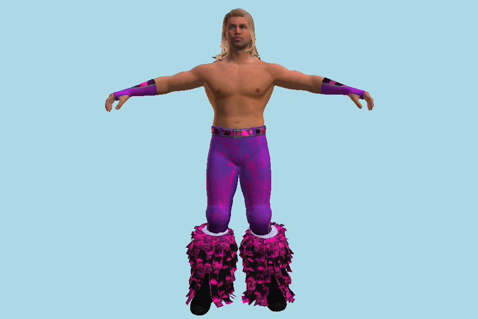 Tyler Breeze WWE 2K17 Man Wrestler Superstar 3d model