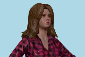 Becca Resident-Evil, RE, resident, evil, woman, female, people, human, xna, characters, rigged