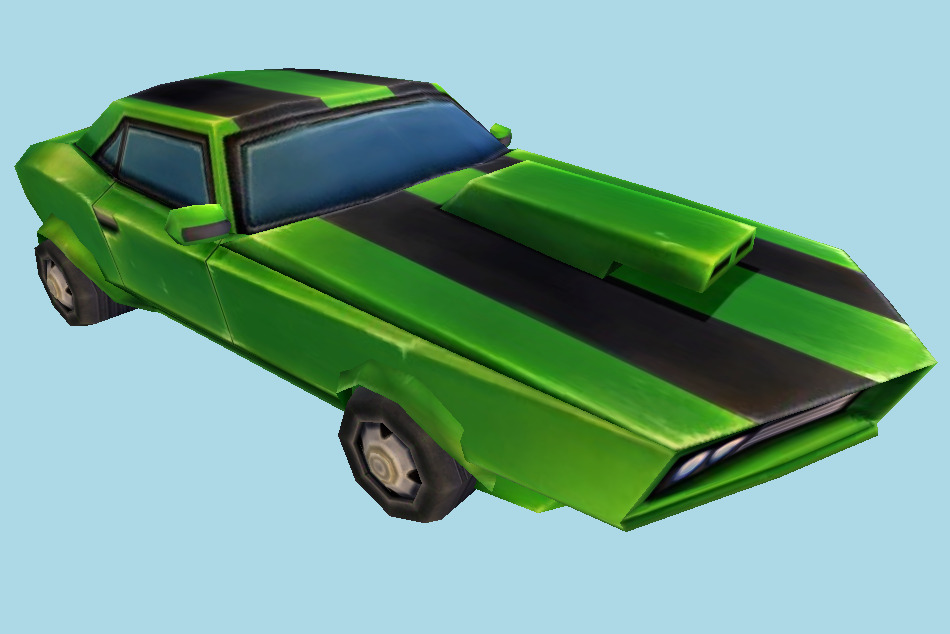 Cartoon Network Universe: FusionFall Action Cruiser Car 3d model