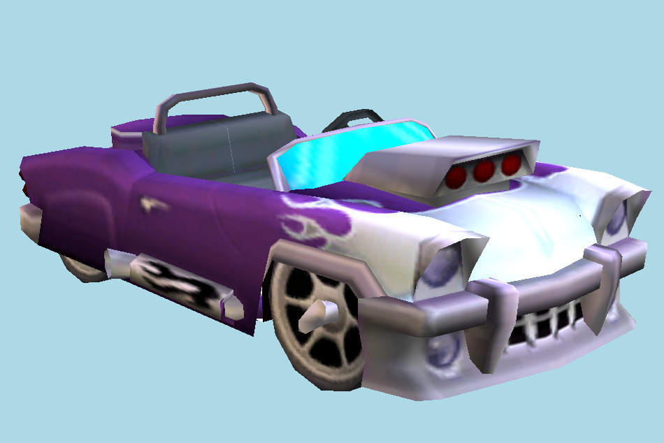 CTR Crash Tag Team Racing Car 3d model