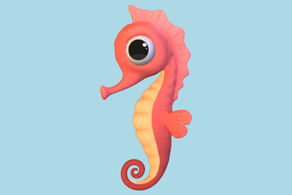 Seahorse 3d model