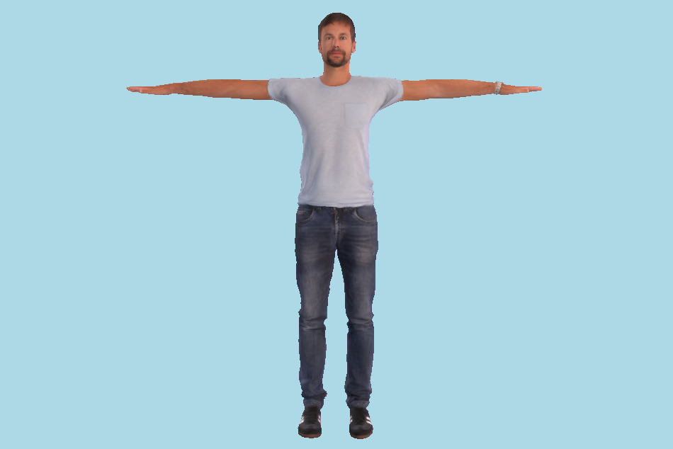 Nathan Man Walking 3d model