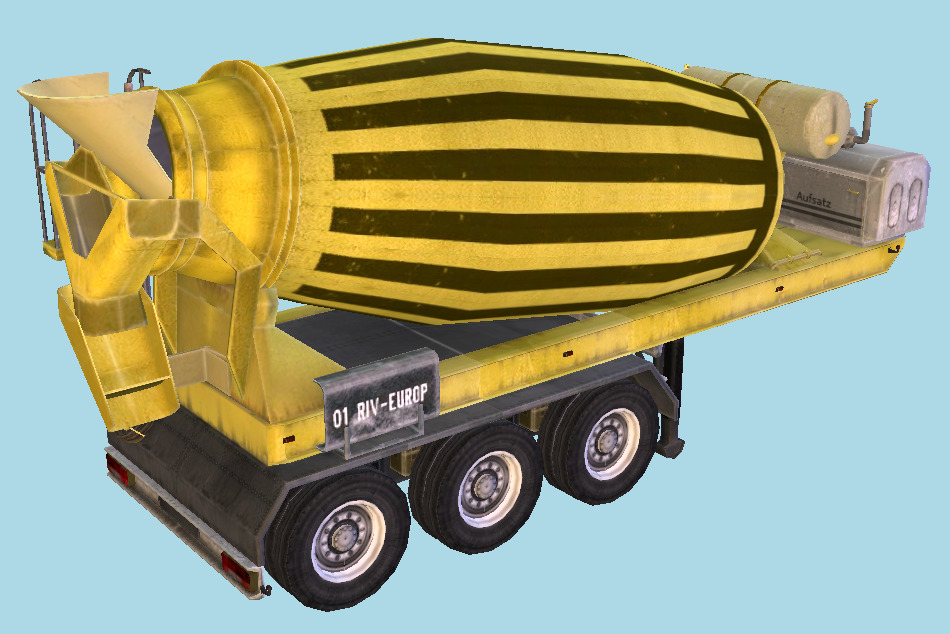 Cement Mixer 3d model