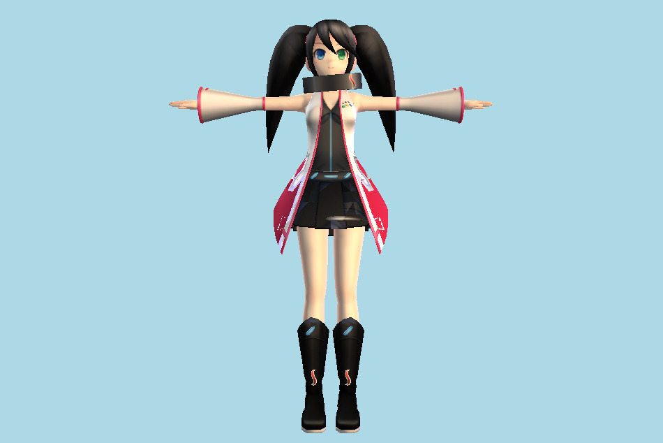 Superdimension Neptune VS Sega Hard Girls Sega Saturn 3d model