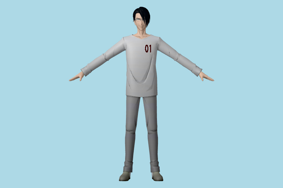 One Punch Man World - Dr Genus Clone 3d model