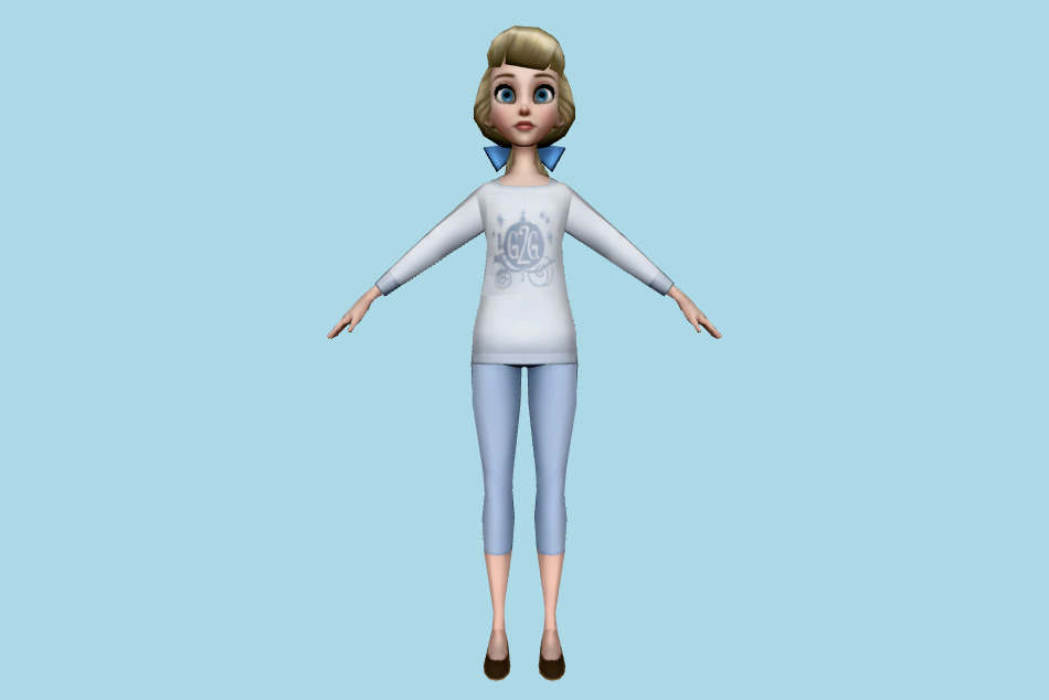 Cinderella Comfy 3d model