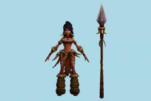 Nidalee Woman woman, girl, female, people, human, character, jungle