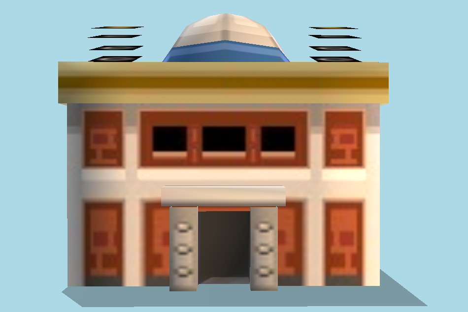 Pokémon Diamond / Pearl Valley Windworks 3d model