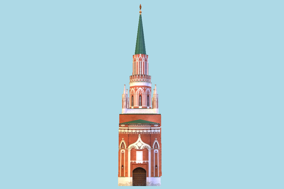 Bashnya Church 3d model