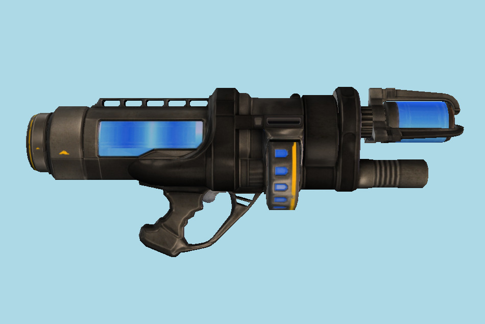 Mr Freeze Gun 3d model