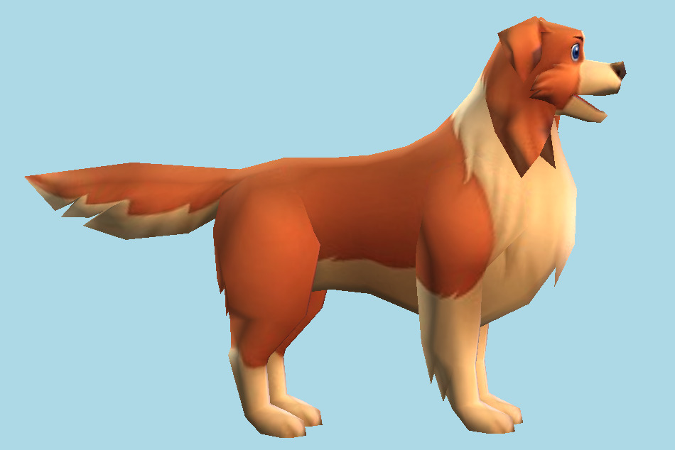 Kingdom Hearts 2 Dog 3d model