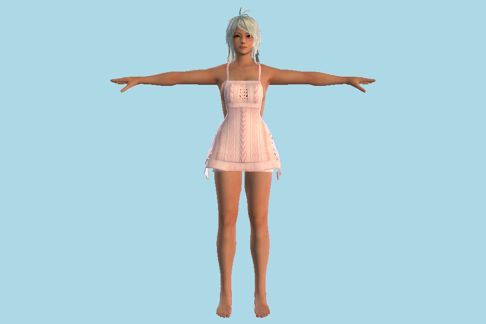 Hentai Girl 3d model