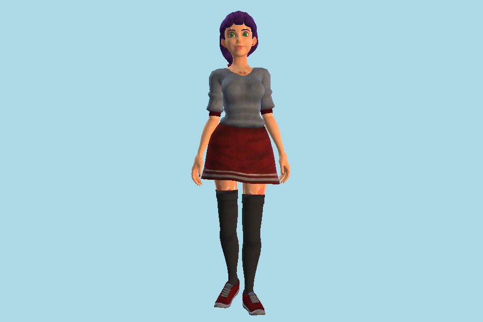 Sophia Girl 3d model