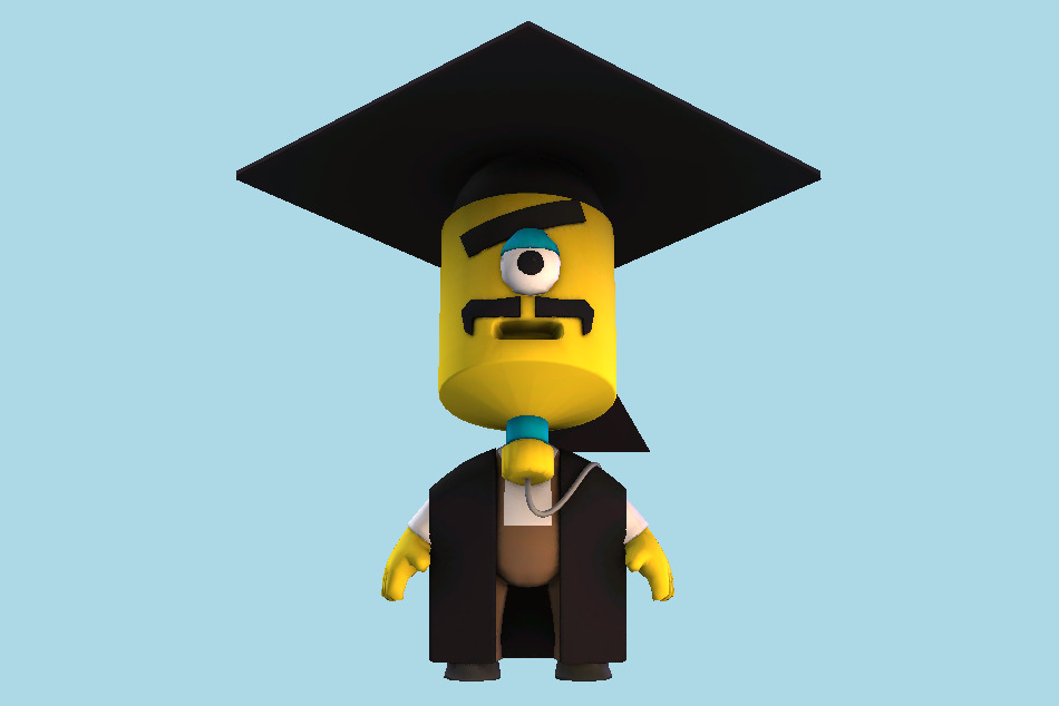 LittleBigPlanet 3 Popit Professor 3d model