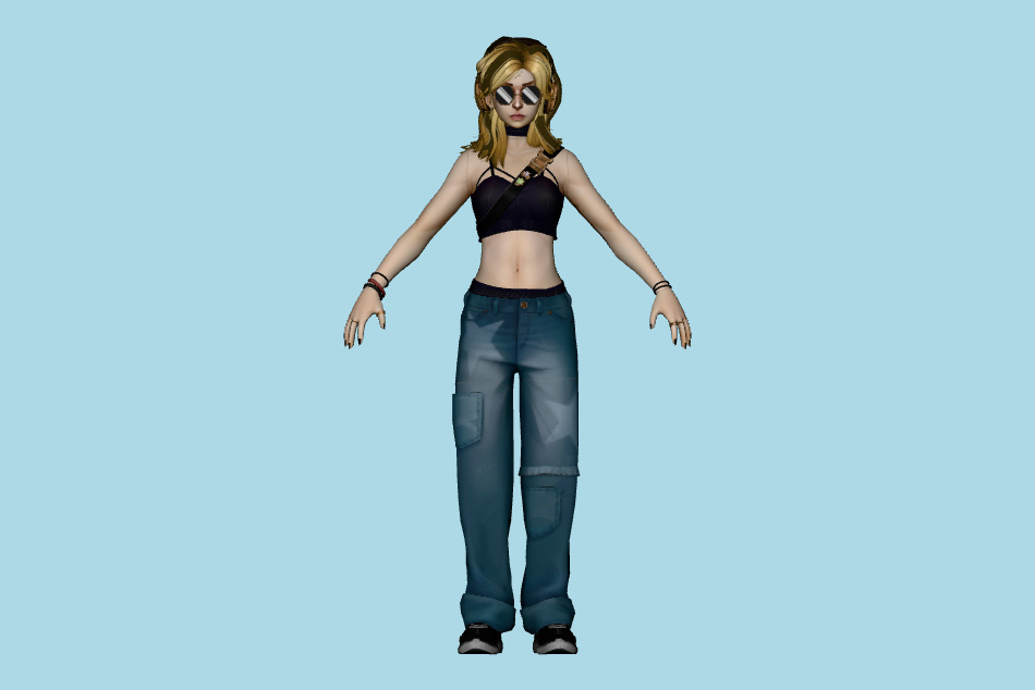 Girl Friend 3d model