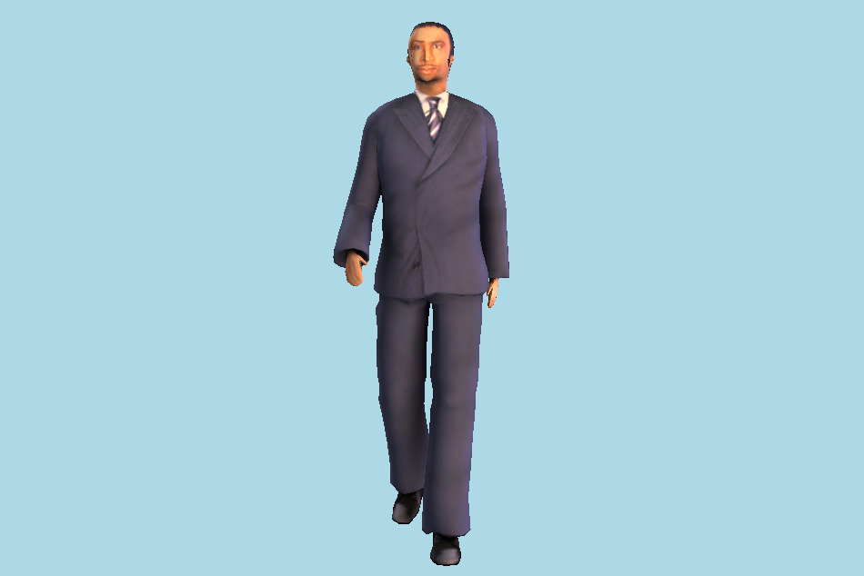 Man Walking 3d model