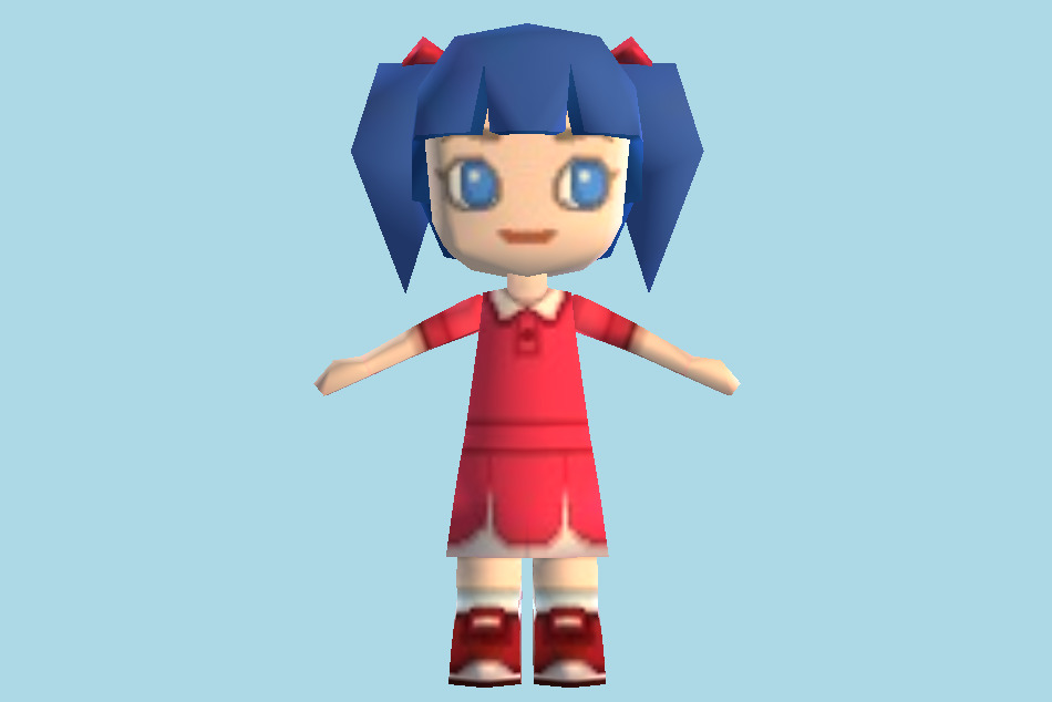 MySims Kingdom Victoria Girl 3d model