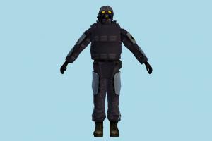 Soldier counter-strike, army-man, soldier, man, people, human, character