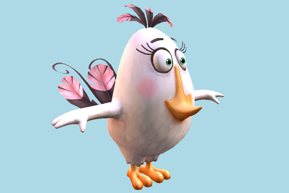 Angry Birds Matilda 3d model