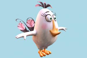 Angry Birds Matilda Angry-Birds, character, bird, cartoon, toony