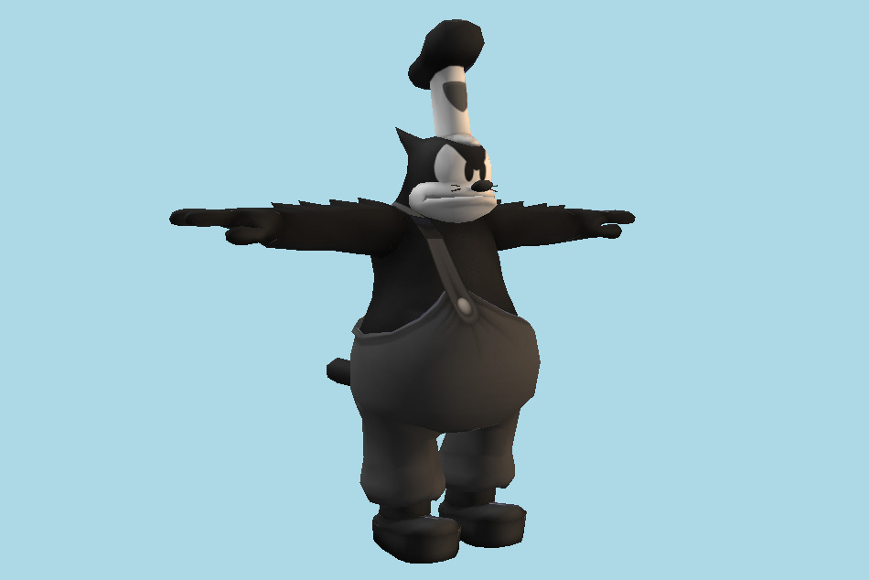 Kingdom Hearts 2 Captain Pete 3d model