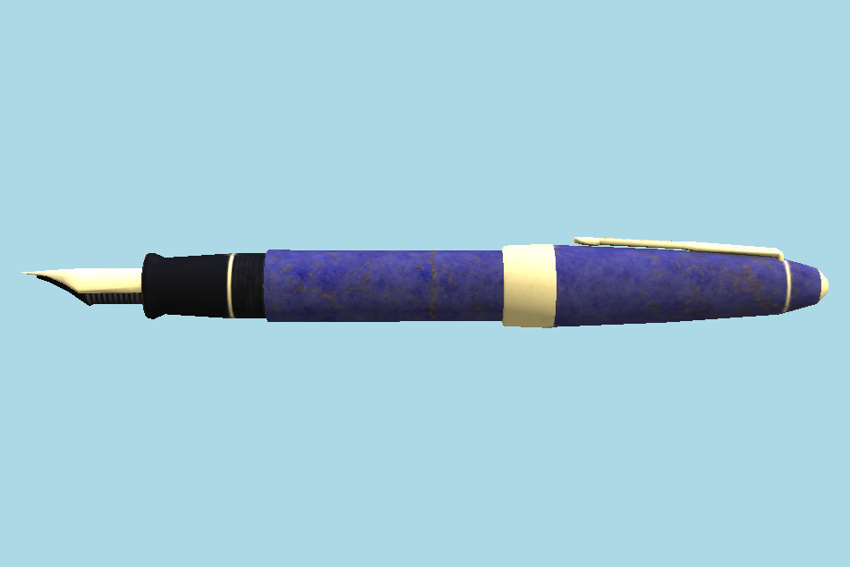 Ink Pen 3d model