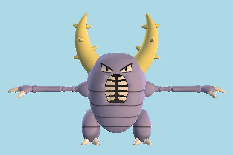 Pinsir (Pokemon) 3d model