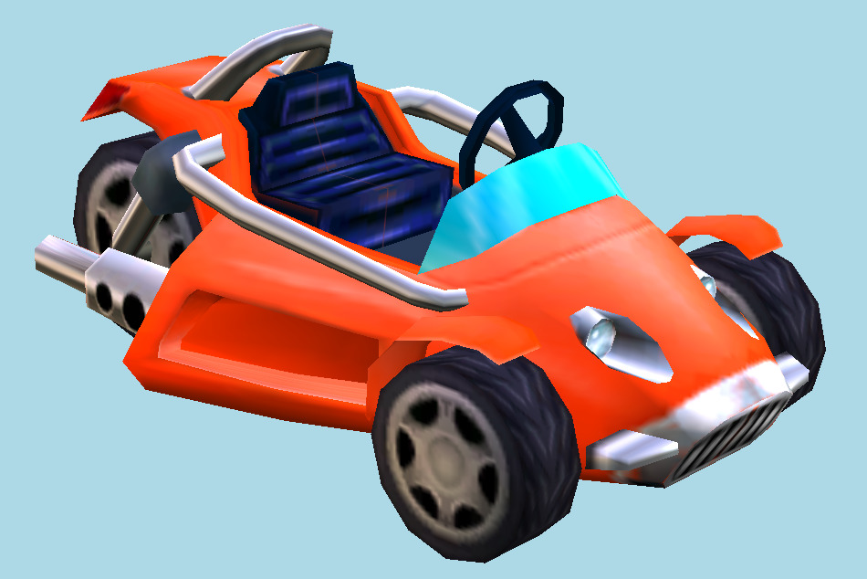 CTR Crash Tag Team Racing Car 3d model
